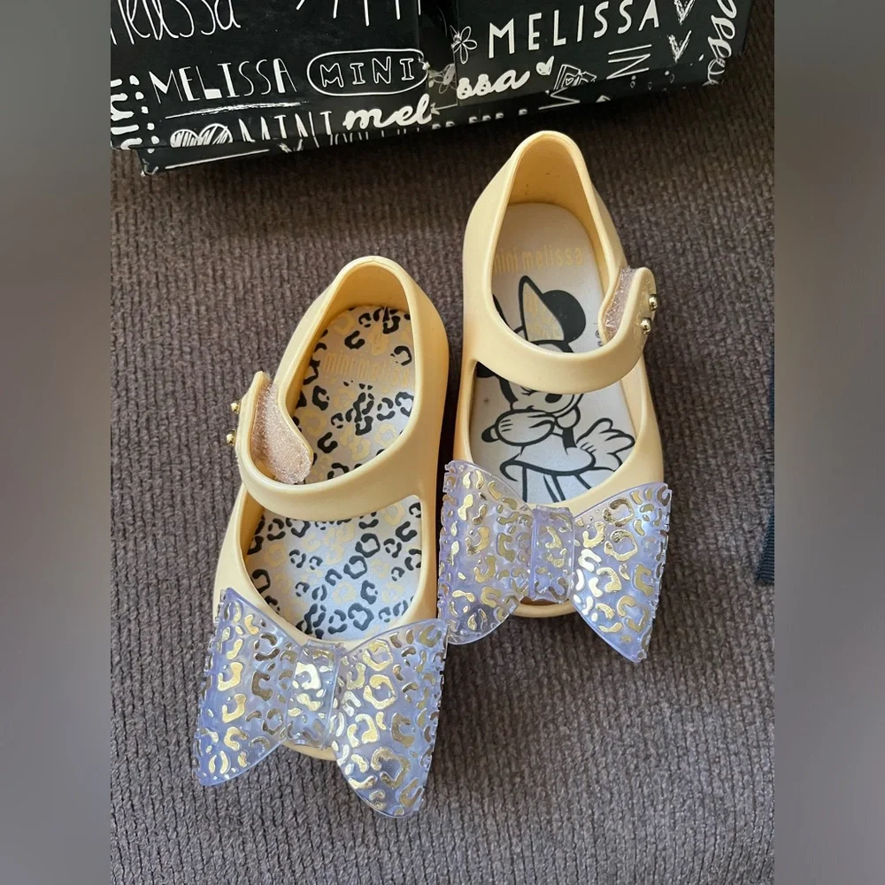 NWT MINI MELISSA Disney | Ultragirl Minnie Mouse Baby Maryjane Flats